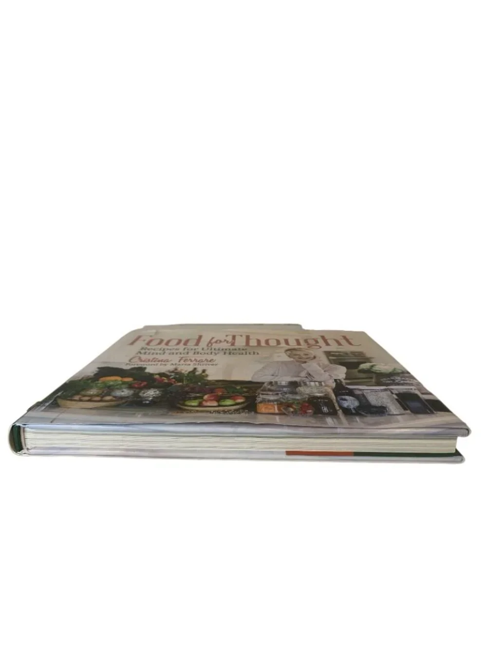 Food for Thought Cookbook Cristina Ferrare Healthy Recipes Signed Hardcover 2014